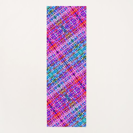 Boho Pset Bokeh Pattern Reversible Yoga Mat (Voorkant)