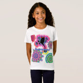 Boho psychedelisch Surf Frog Jersey T shirt (Voorkant volledig)