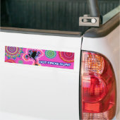 Boho psychedelische hete kikker SURF bumper STICKE Bumpersticker (Op Truck)