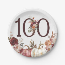 Boho Pumpkin Autumn Bloom 100ste verjaardag