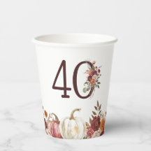 Boho Pumpkin Autumn Bloom 40e Verjaardag