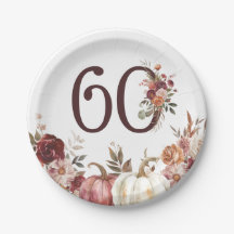 Boho Pumpkin Autumn Bloom 60ste verjaardag