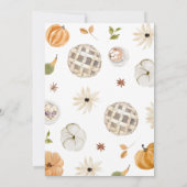 Boho Pumpkin Laten we Dankbaar Zijn Kaart (Achterkant)