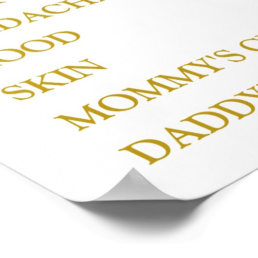 Boho Pumpkin Pampas Grass Hij of zij Gender Reveal Poster (Hoek)