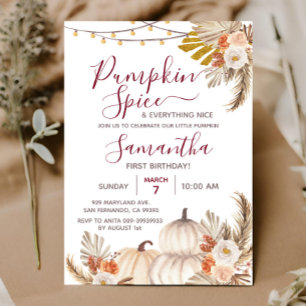 Boho Pumpkin Spice & Alles mooi, 1 september Kaart