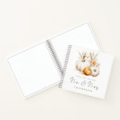 Boho Pumpkins wenst nieuwe Mr. Mrs. gastenboek Notitieboek (Binnen)