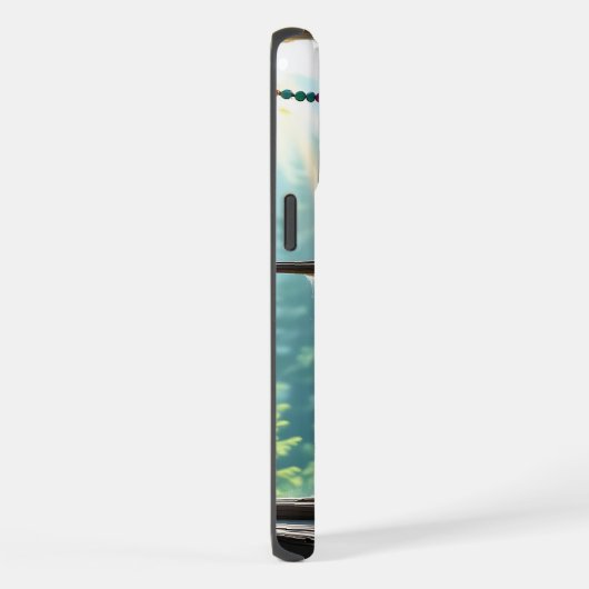 Boho Purple Dreamcatcher in Window iPhone Hoesje (Rechterkant)