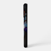 Boho Purple Dreamcatcher in Window Monogrammed iPhone Hoesje (Linkerkant)