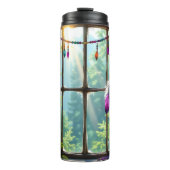 Boho Purple Dreamcatcher in Window Thermosbeker (Voorkant)