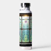 Boho Purple Dreamcatcher in Window Waterfles (Rechts)