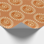 Boho Queen of Hearts verjaardagsfeestje Cadeaupapier (Hoek)