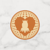 Boho Queen of Hearts verjaardagsfeestje Confetti (Kleine voorkant)