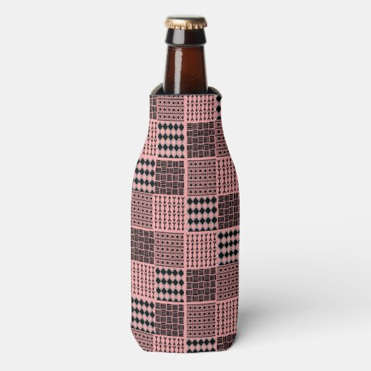 Boho Quilt Flesjeskoeler (Fles Voorkant)