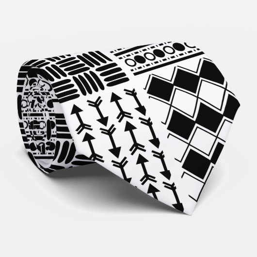 Boho Quilt Stropdas (Opgerold)