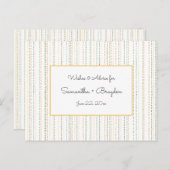 Boho Rain Baby shower Advies Kaarten (Voorkant / Achterkant)