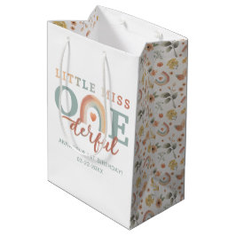 Boho Rainbow 1st Birthday Gift Bag – Waterverf EA Medium Cadeauzakje