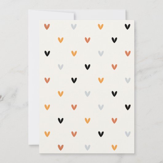 Boho Rainbow 1st Birthday Kaart (Achterkant)