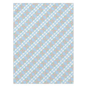 Boho Rainbow 1st Birthday Party Blue Boy Kinder Tafelkleed (Voorkant)