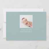 Boho Rainbow | Aankondiging van de foto ter geboor (Achterkant)