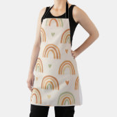 Boho Rainbow All-Over Print Apron Schort (Insitu)