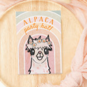 Boho Rainbow Alpaca Cactus Uitnodiging voor verjaa
