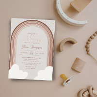 Boho Rainbow Arch Earthy Blush Girl