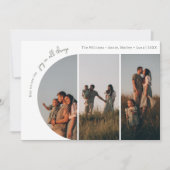 Boho Rainbow Arch Joy in All Things 3 Foto Feestdagenkaart (Voorkant)