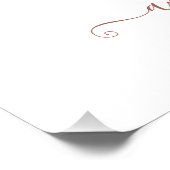 Boho Rainbow Baby Naam Birthday Perfect Poster (Hoek)