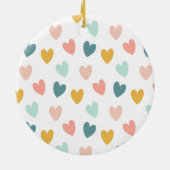 Boho Rainbow Baby Personalized Birth Stats Keramisch Ornament (Achterkant)