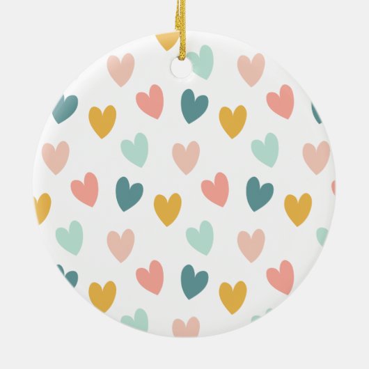 Boho Rainbow Baby Personalized Birth Stats Keramisch Ornament (Achterkant)