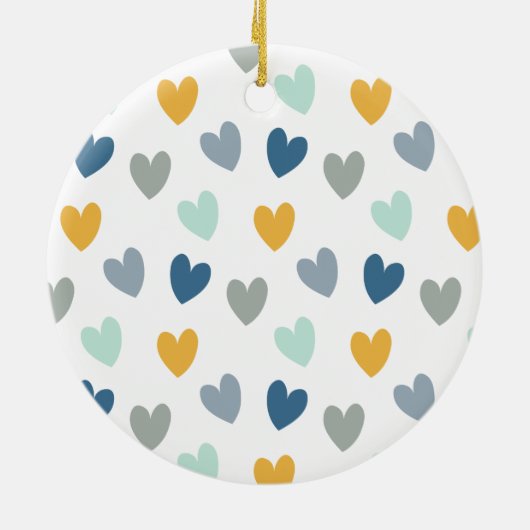 Boho Rainbow Baby Personalized Birth Stats Keramisch Ornament (Achterkant)