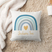 Boho Rainbow Baby Personalized Birth Stats Throw P Kussen (Deken)