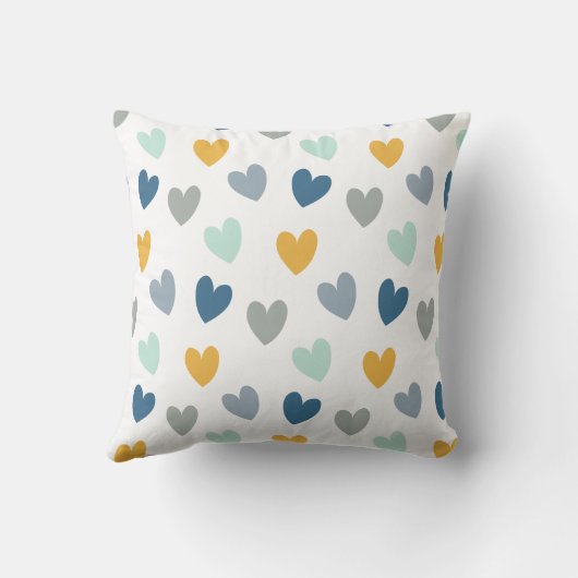 Boho Rainbow Baby Personalized Birth Stats Throw P Kussen (Achterkant)