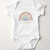 Boho Rainbow Baby Romper
