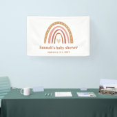 Boho Rainbow Baby shower Banner (Beurs)