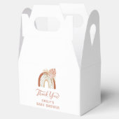 Boho Rainbow Baby shower Bedankdoosjes (Geopend)