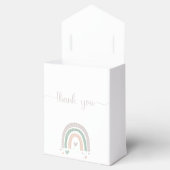 Boho Rainbow Baby shower Bedankdoosjes (Geopend)