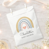 Boho Rainbow Baby shower Bedankzakje (Geknipt)