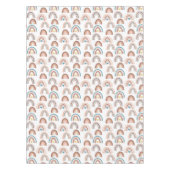 Boho Rainbow Baby shower Blush Pink Blue Gold Tafelkleed (Voorkant)