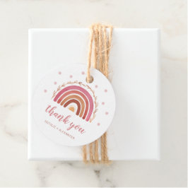 Boho Rainbow Baby shower Dank u wel voor de tags Bedankjes Labels