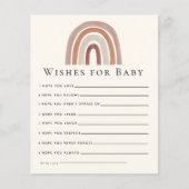 Boho Rainbow Baby Shower Gender Neutral (Voorkant)