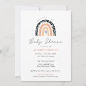 Boho Rainbow-Baby shower Genderneutrale uitvinding Kaart (Voorkant)