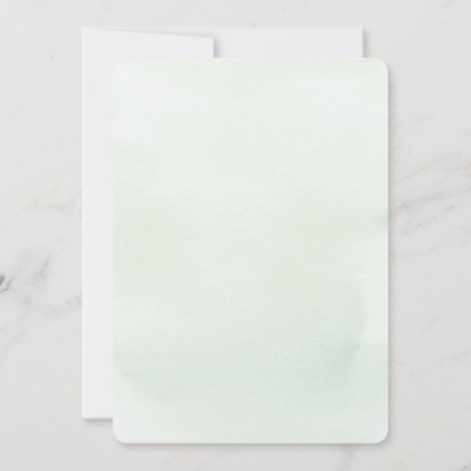 Boho Rainbow Baby shower Invitation Card Kaart (Achterkant)