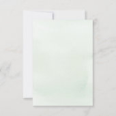 Boho Rainbow Baby shower Invitation Card Kaart (Achterkant)