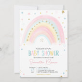 Boho Rainbow Baby shower Kaart (Voorkant)