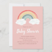 Boho Rainbow Baby shower Kaart (Voorkant)