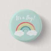 Boho Rainbow Baby shower Ronde Button 3,2 Cm (Voorkant)