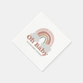 Boho Rainbow Baby shower Servet (Hoek)