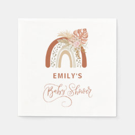 Boho Rainbow Baby shower Servet
