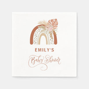 Boho Rainbow Baby shower Servet